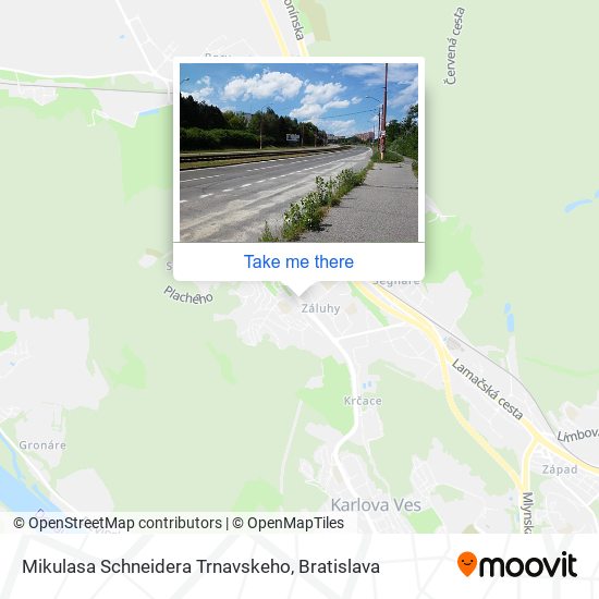 Mikulasa Schneidera Trnavskeho map