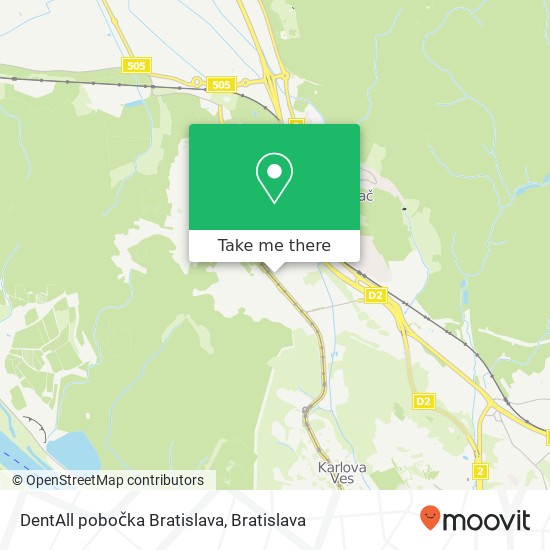 DentAll pobočka Bratislava map