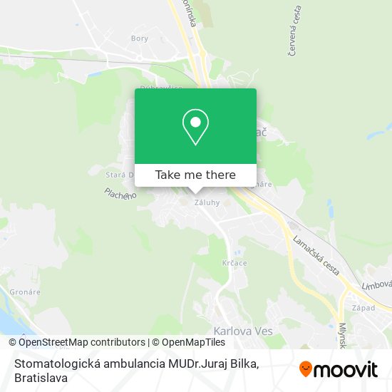 Stomatologická ambulancia MUDr.Juraj Bilka map