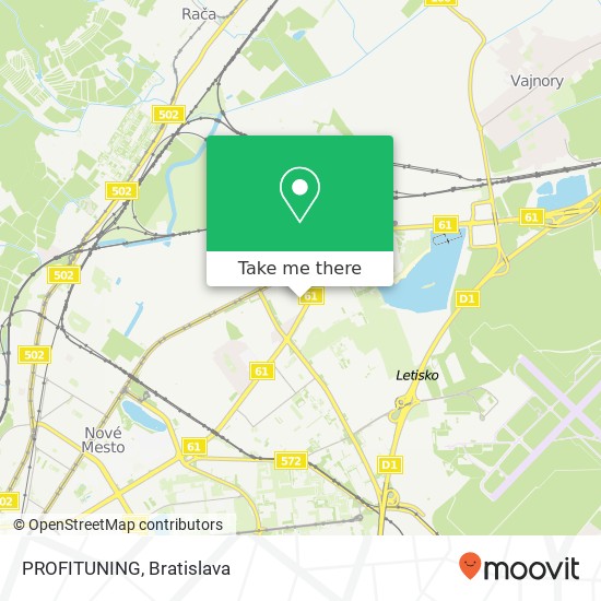 PROFITUNING map