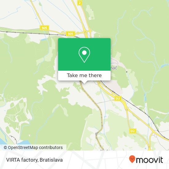 VIRTA factory map