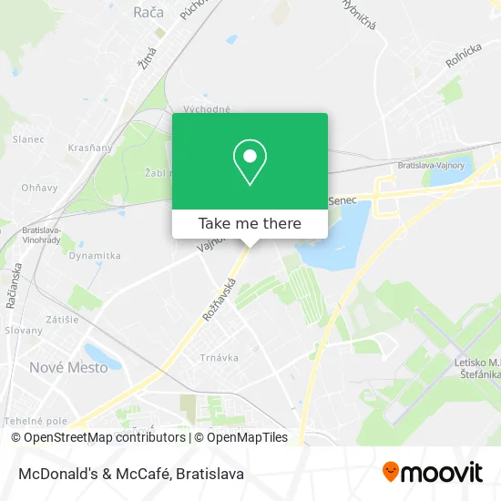 McDonald's & McCafé map
