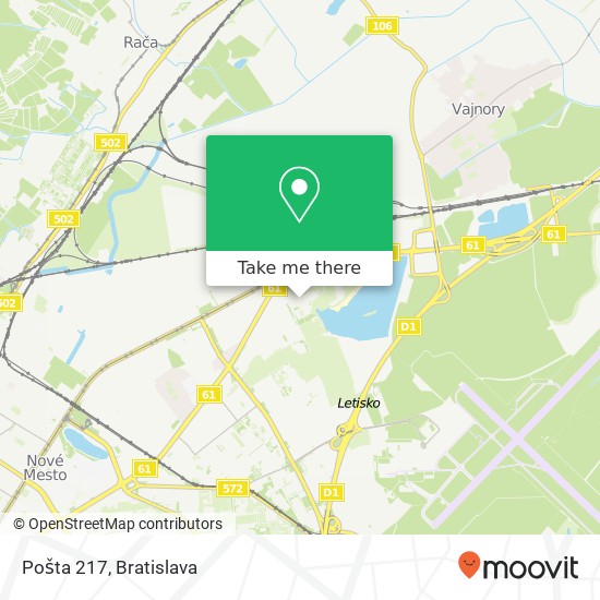 Pošta 217 map