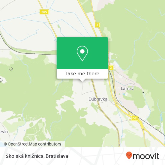 školská knižnica map