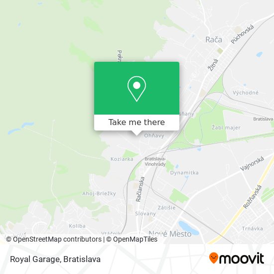 Royal Garage map