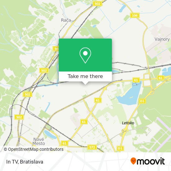 In TV map