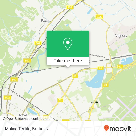 Malina Textile map