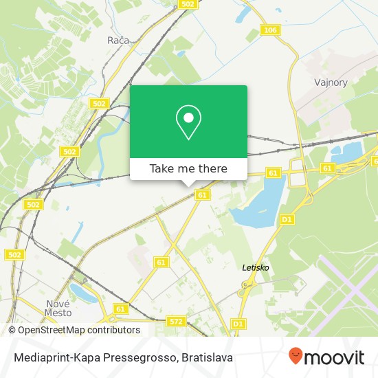 Mediaprint-Kapa Pressegrosso map