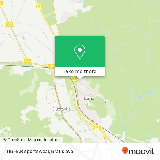 TIBHAR sportswear map