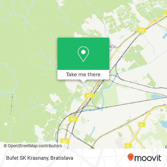 Bufet SK Krasnany map