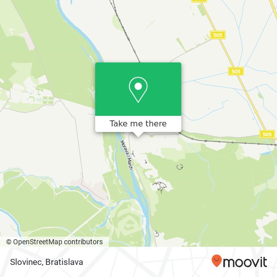 Slovinec map