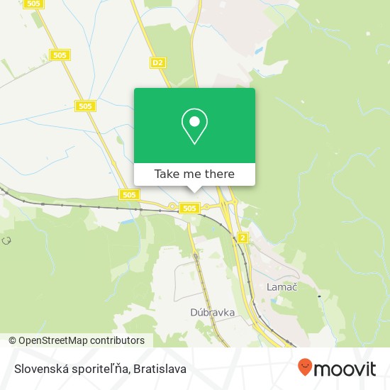 Slovenská sporiteľňa map