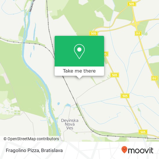 Fragolino Pizza map