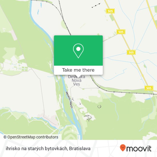 ihrisko na starých bytovkách map