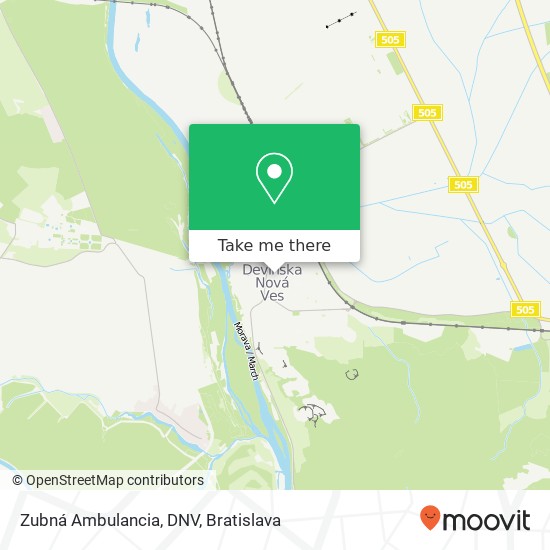 Zubná Ambulancia, DNV map
