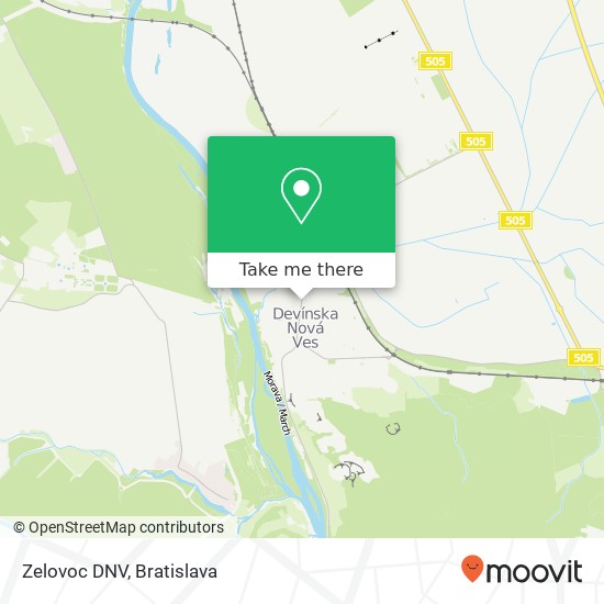 Zelovoc DNV map