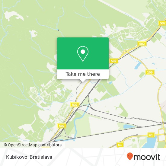 Kubikovo map