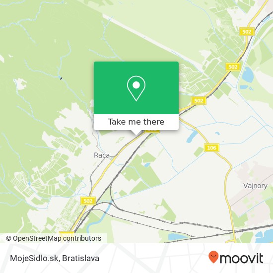 MojeSidlo.sk map