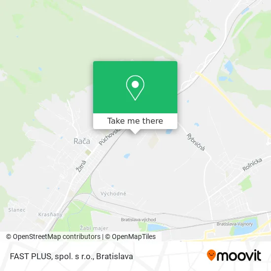 FAST PLUS, spol. s r.o. map