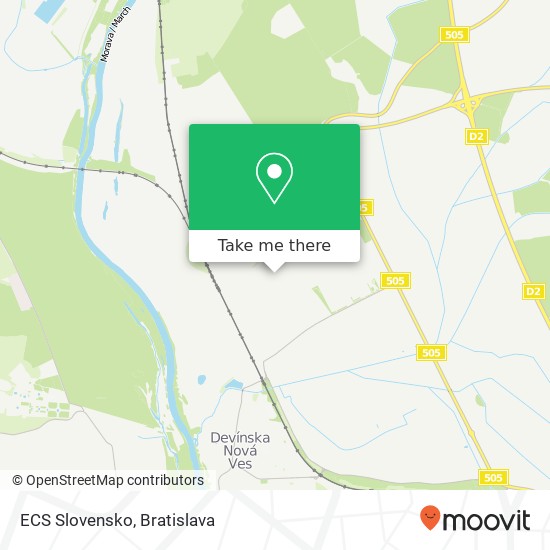 ECS Slovensko map
