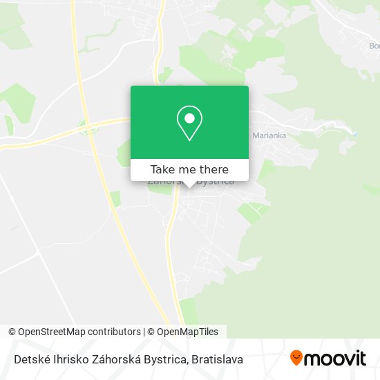 Detské Ihrisko Záhorská Bystrica map