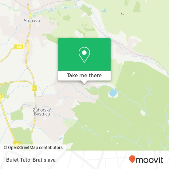 Bufet Tuto map