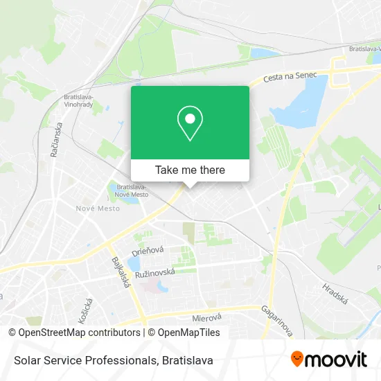 Solar Service Professionals map