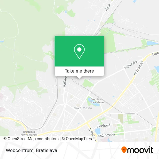 Webcentrum map
