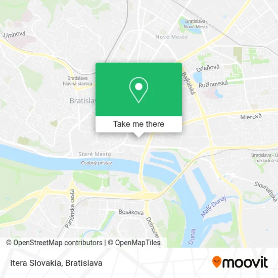 Itera Slovakia map