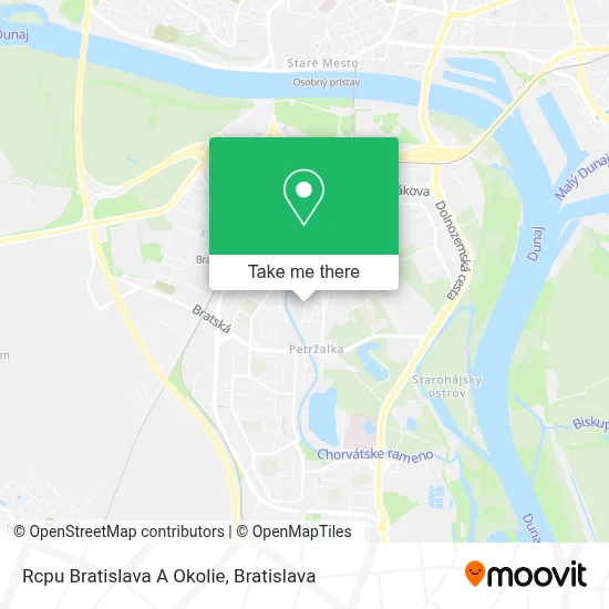 Rcpu Bratislava A Okolie map