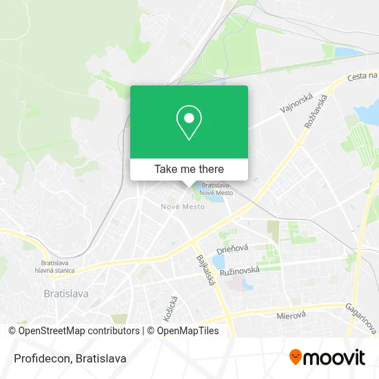 Profidecon map