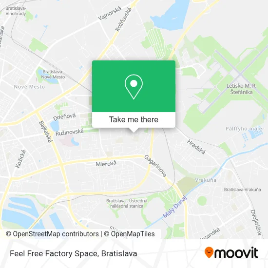 Feel Free Factory Space map