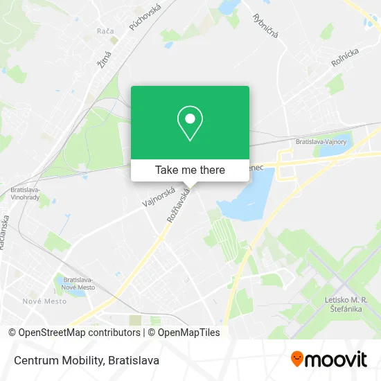 Centrum Mobility map