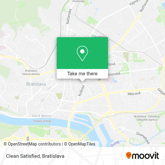 Clean Satisfied map