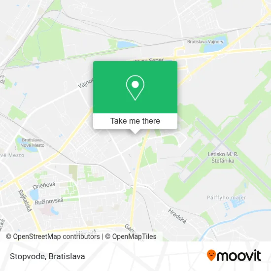 Stopvode map