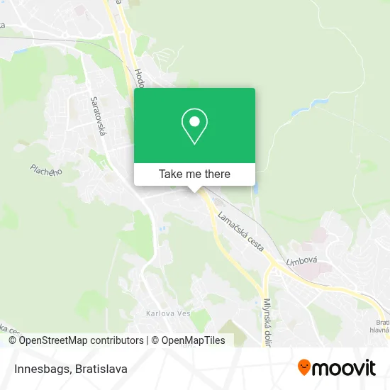 Innesbags map