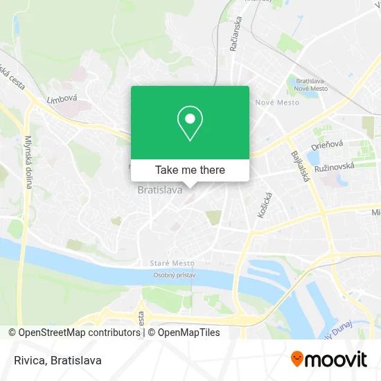 Rivica map