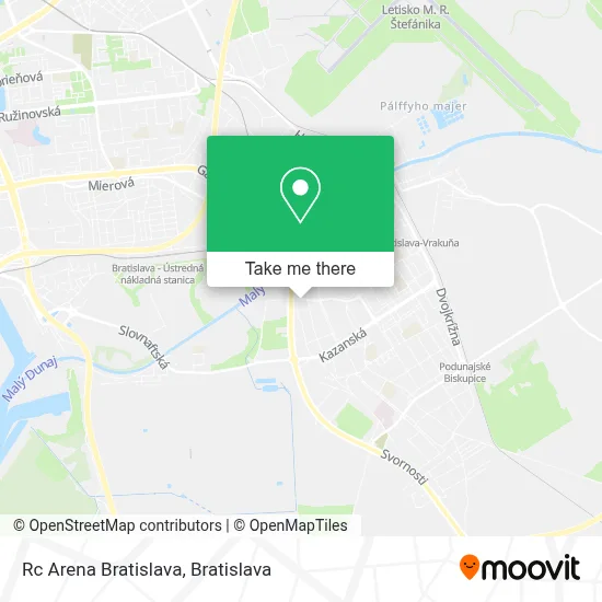 Rc Arena Bratislava map