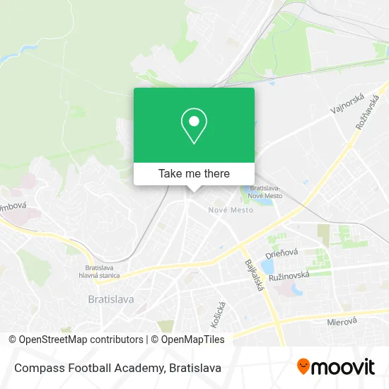Compass Football Academy map