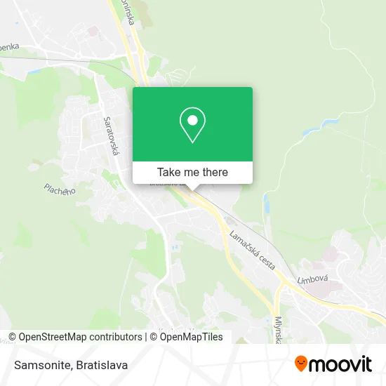 Samsonite map