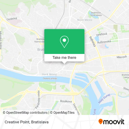 Creative Point map