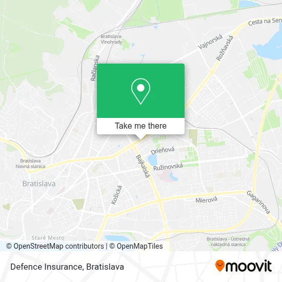 Defence Insurance map