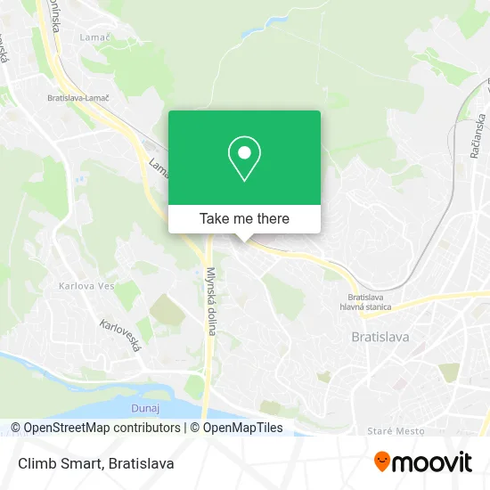 Climb Smart map