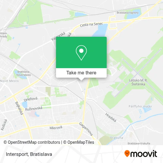 Intersport map