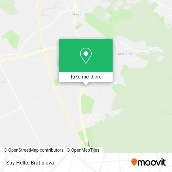 Say Hello map