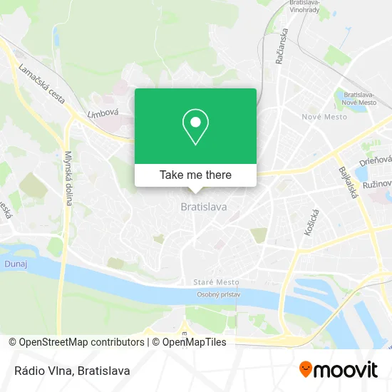 Rádio Vlna map