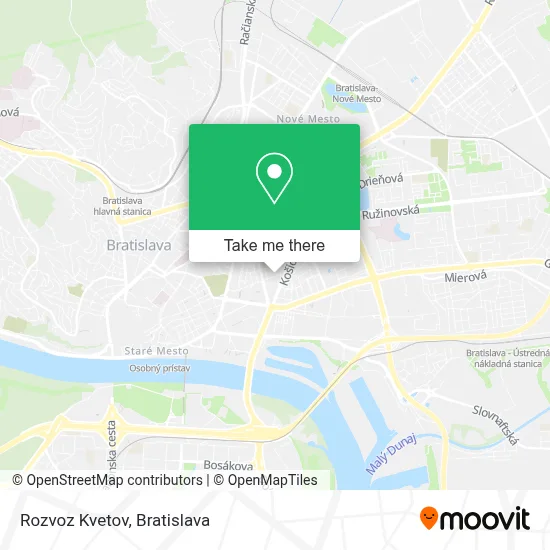 Rozvoz Kvetov map