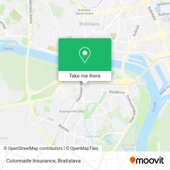 Colonnade Insurance map