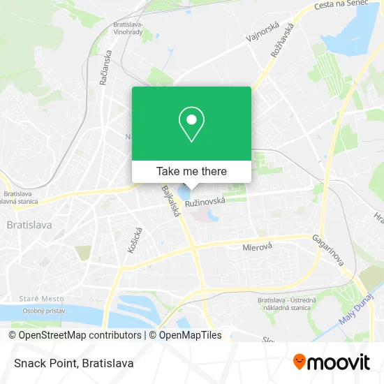 Snack Point map