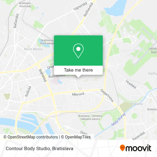 Contour Body Studio map